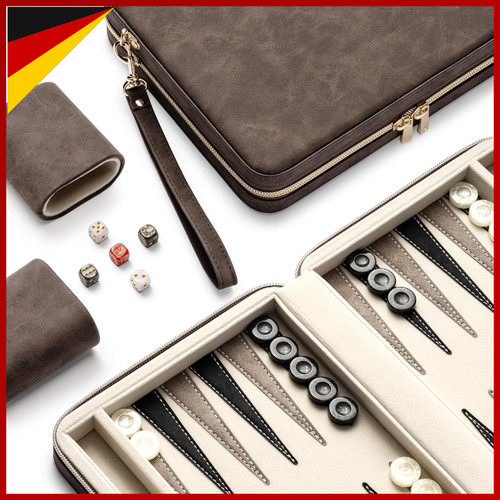 Backgammon set faltbar - backgammon-set,