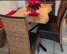 Eßtischstühle / Rattanstühle