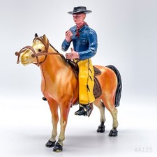 Retro Spielzeug Cowboy mit