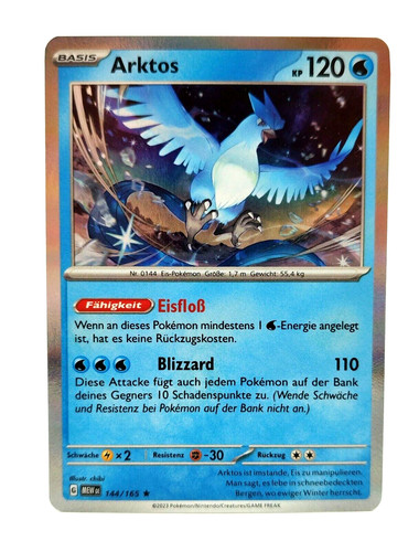 Pokemon karte arktos holo - karte:,