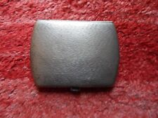 Zigarettenetui Alpacca versilbert Jugendstil 1925 mit Monogramm