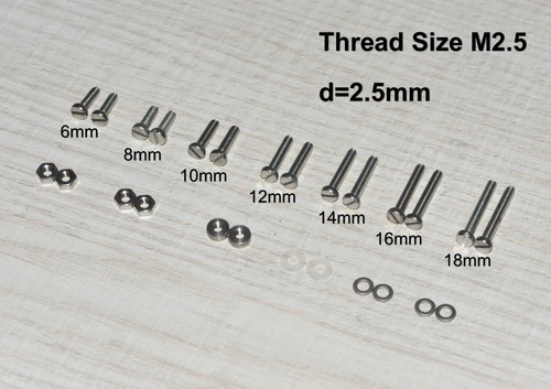 Premium phono schrauben - set,