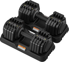 Dripex Hanteln Set, 11Kg/24.5Kg/41Kg Kurzhantel Mit Anti-Rutsch Griff, Einstellb