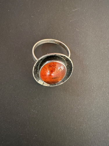 Vintage ring aus 835 - vintage:, silber