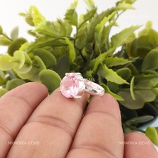 Sterlingsilber Morganit Stein