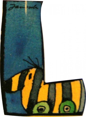 Janosch holzbuchstabe cm - holzbuchstabe, 6