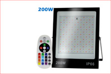 RGB LED Flutlicht 200W Outdoor Scheinwerfer Außenlicht 