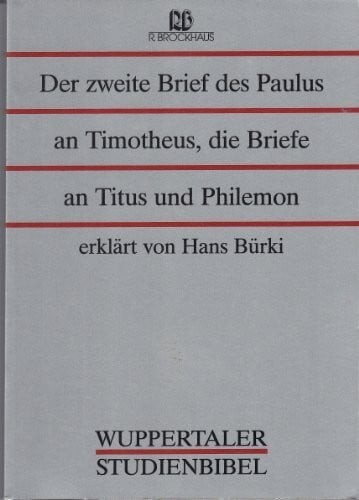 Wuppertaler studienbibel nt - studienbibel,,