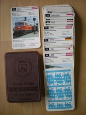 Spielkarten Quartett F.X. Schmid Supertrumpf Lokomotiven Loks Nr: 52222, 32Blatt