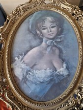 Vintage Retro  Country Lady Western Salon Bild Unzensiert 