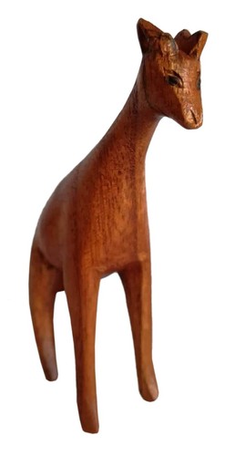 Giraffe 10cm holz tier - holz,