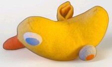 Baby Born Plüsch 🦆Ente🦆 BertaGelb Kuscheltier mit Rassel-Klettverschluss+Ente