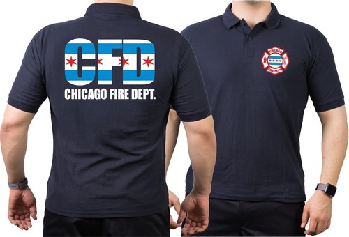 Chicago fire dept - city, flag