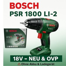 🛠️ Bosch PSR 1800 LI-2 – 18V Akku-Bohrschrauber – NEU & OVP ✅