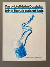 Duschdas Plötzlich ist Seife altmodisch retro 1975 Vintage Ad Werbung Reklame
