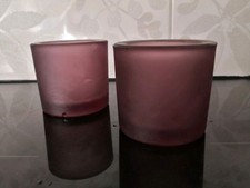 Teelichthalter Lila / Beere