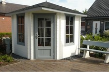 5-Eck Gartenhaus Blockhaus