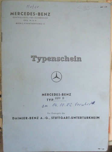 Mercedes benz 220 - d, /8