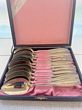 12x altes  Essöffeln Alpacca