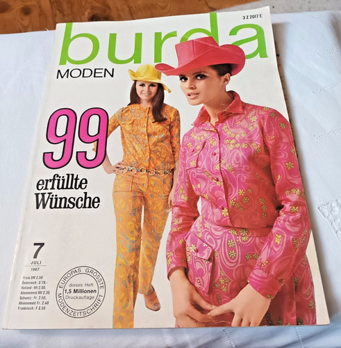 Burda moden zeitschrift 1967 - moden, 7/1967