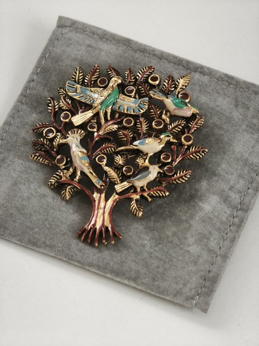 Vintage brosche trees life - brosche,