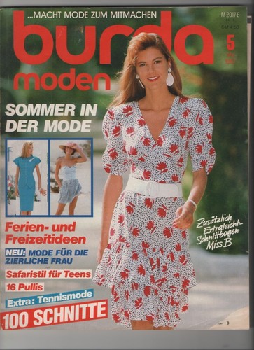 Burda moden mai 1987 - moden, mai/1987