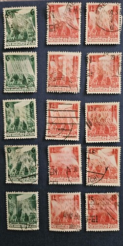 Deutsches reich 632 633 - deutsches, mi