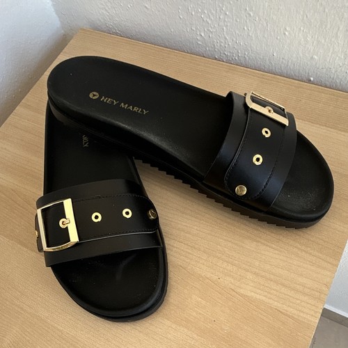 Hey marly pantolette - pantolette, schwarz