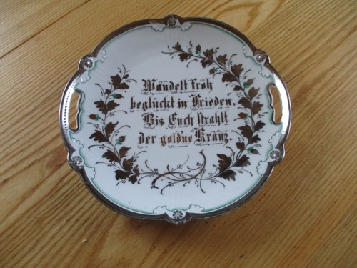 Alter porzellan prunkteller - alter,
