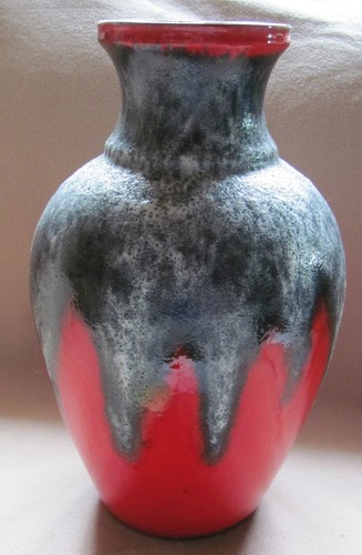 Fat lava vase - lava,