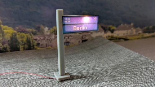 Zugzielanzeiger stück - h0, 1
