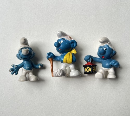 Schlümpfe figuren peyo - 3x,