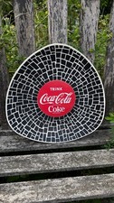 Altes Reklameschild Werbeschild Coca Cola Teller Schild 60er Jahre Mosaikteller