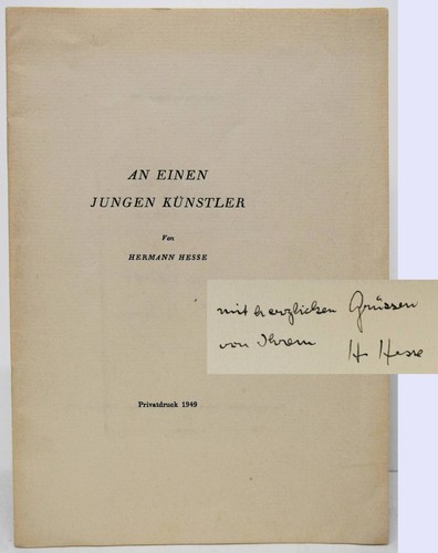 Hesse hermann an einen - hermann.,