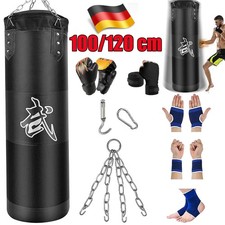 Boxsack Set Boxhandschuhen Gefüllt Punching Training Bag Sandsack mit Handschuhe