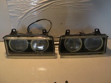 BMW Compact E36 Hella Frontscheinwerfer, komplett und mit Standlichtringen