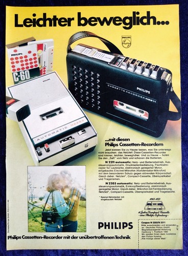 Philips cassetten recorder n - philips,