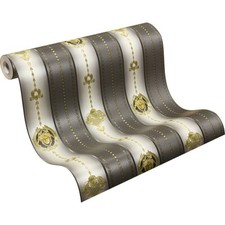 Satintapete Barock Medusa Kopf