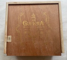 Zigarrenkiste Holz , Gurkha Heritage  , LEER , Sammelkiste , Kleinteilekiste