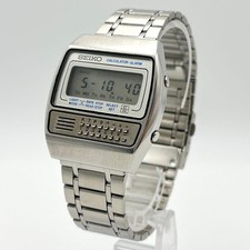 Seiko Taschenrechner Alarm Digitaluhr C359-5000 einzigartige Merkmale stilvol...
