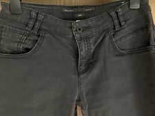 MARC O POLO MOP Denim Casual Slim Jeans Lola 28/32 Schwarz Coated Fade Out TOP