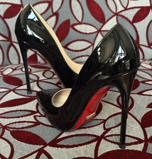 High Heels Lack Schwarz Rote