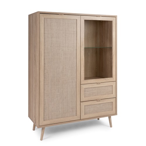 Highboardvitrine bali sonoma - highboardvitrine,