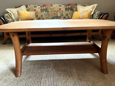 Couch-Tisch, massiv Kiefer - 125 x 75 x 50 (LxBxH) mit Zwischenboden