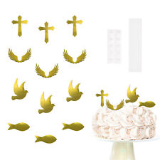 Konfirmation Torten Topper 12 Stk. Kuchen Muffin Aufsatz Deko Kommunion Taufe