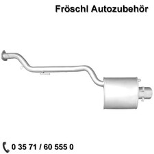 für Mercedes Slk R170 200 230 Kompressor Cabrio Endtopf Auspuff Anlage Esd a*