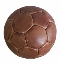 Leder Handball Vintage braun