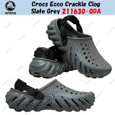 Crocs Ecco Crackle Clog Slate