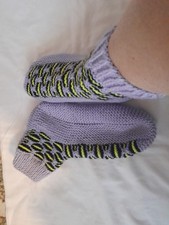 Handgestrickte Socken