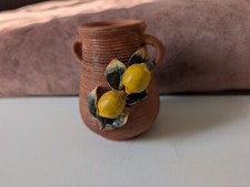 Griech. Braunkeramik Vase mit